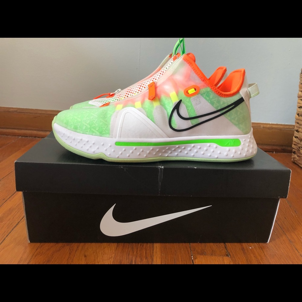 Nike Paul George 4 Gatorade White, Size 12.5